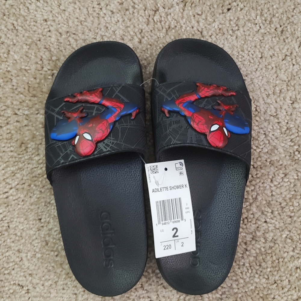 Adilette Adidas Spiderman Shower Slides